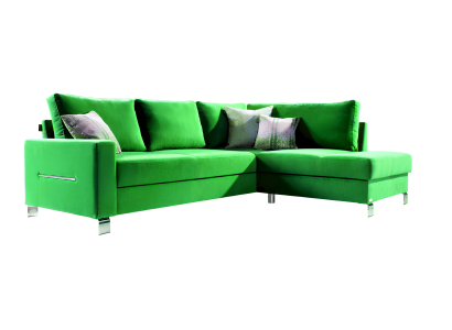 Design Ecksofa L-Form Sofa Couch Polster Schlafsofa Textil Bettfunktion Kasten