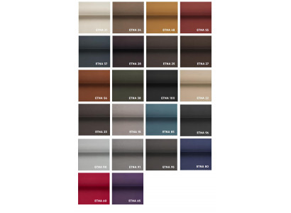 Rohová pohovka z látky ve tvaru L