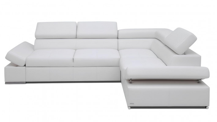 Moderní rohová pohovka s nábytkem z krajiny potažená 100% kůží