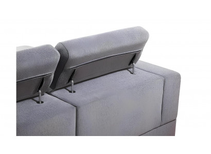 Nová čalouněná pohovka ve tvaru U s funkcí postele