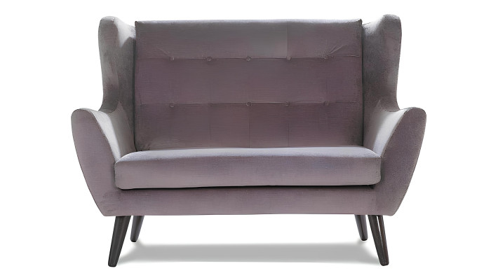Sofa 3+1 místná moderní design šedá tkanina nová