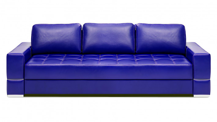 Sofa pro 3 osoby s funkcí postele v moderním designu z 100% italské kůže