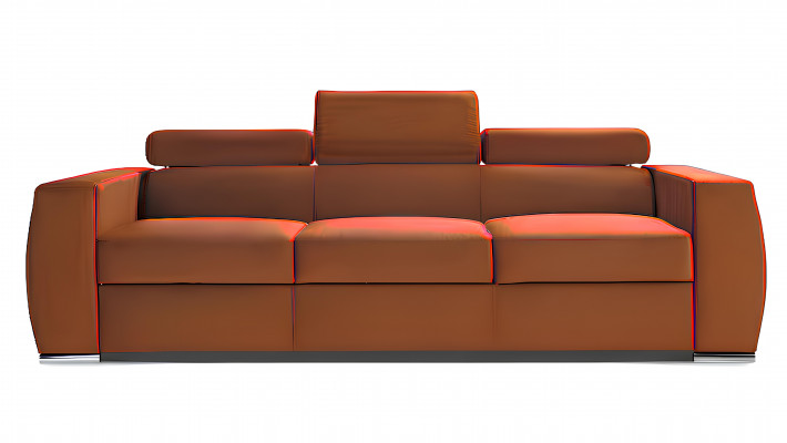 Sofa 3+2 místa s funkcí postele v moderním designu z tkaniny