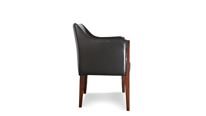 Sessel Design Stuhl Polster Relax Lounge 1er 100% Italy Leder 1 Sitzer Club Neu