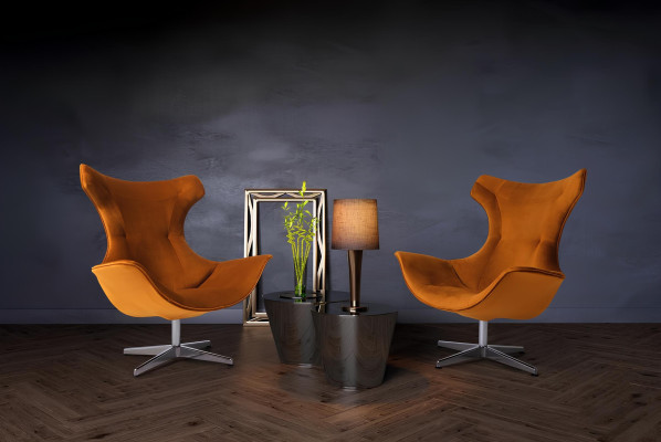 Leder Sessel modern aus echtem Holz in verschiedenen Farben