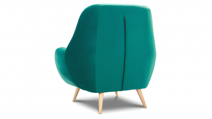 Designer lounge chair Club chair sofa 1 place relax television green new