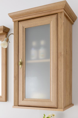 Design Badezimmer Möbel Bad 5tlg. Set Garnitur Schrank Waschbecken Landhaus Stil