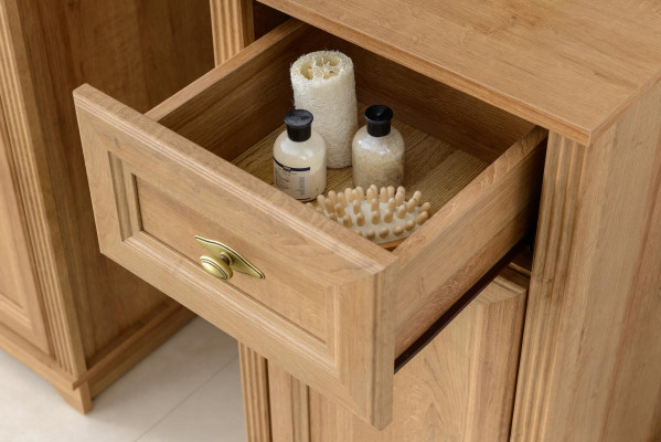 Design Badezimmer Möbel Bad 5tlg. Set Garnitur Schrank Waschbecken Landhaus Stil