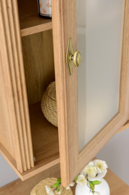 Wandschrank Hängeschrank Ablageschrank Küche Bad Vollholz Möbel Echtholz Regal