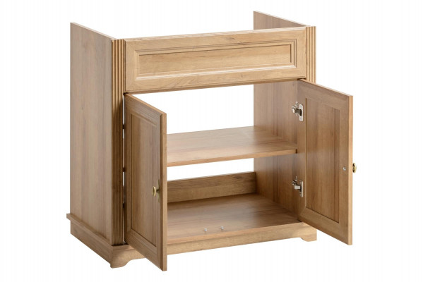 Mobilní umyvadlo s umyvadlem pod ním 80 cm ve venkovském stylu