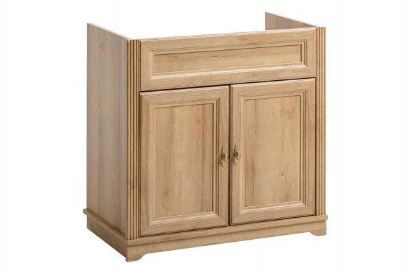 Mobilní umyvadlo s umyvadlem pod ním 80 cm ve venkovském stylu