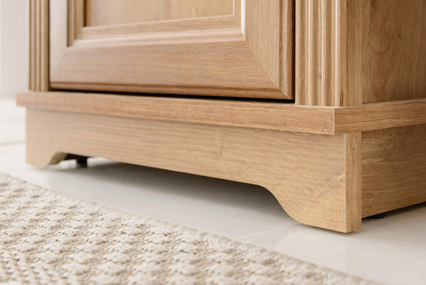 Mobilní umyvadlo s umyvadlem pod ním 80 cm ve venkovském stylu