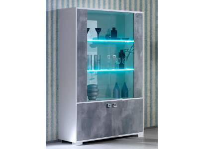 Skříň s vitráží Design LED Nová