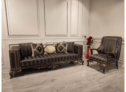 Komoda fotel 3+1+1 se stolkem Sada 4 kusy Skupina čalouněná