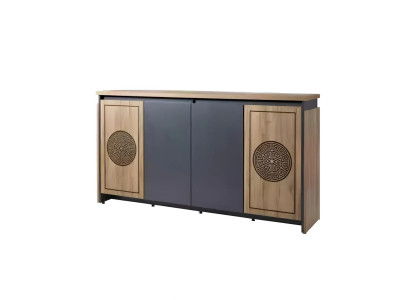 Sideboard Kommode Schrank Braun Anrichte Büromöbel Büro Einrichtung Neu