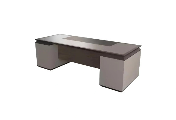 Massivholz Büroschreibtisch Luxus Office Möbel Eckschreibtische Braun