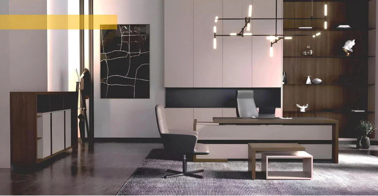 Luxus Schreibtisch Holz Tische Büro Tisch Braun Einrichtung Designer neu