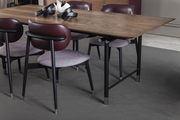 Luxusní čalouněné křeslo, designové loftové židle, šedé, kožené kuchyňské křeslo