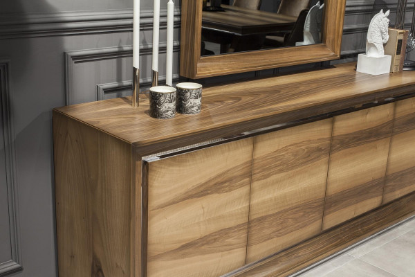 Mobilní nábytek + Hnědé zrcadlo se skladovacím prostorem Snadné použití Nové