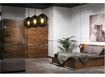Luxus Schlafzimmer Möbel Kommode Kleiderschrank Nachttische Spiegel 6tlg