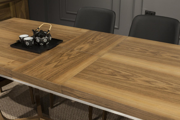 Luxusní praktický moderní dřevěný jídelní stůl
