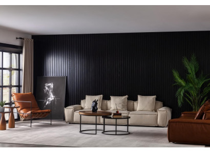 Gemütliche Wohnzimmer Couch 300cm Big Sofa Couchen Sofas Stoffsofa Textil