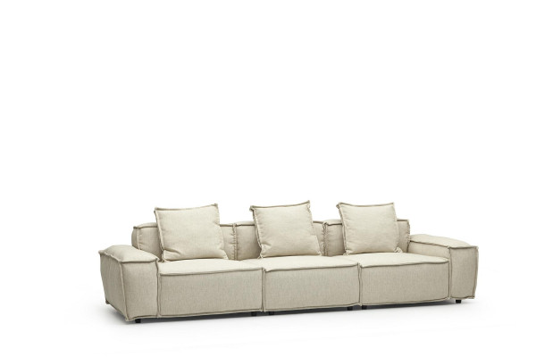 Gemütliche Wohnzimmer Couch 300cm Big Sofa Couchen Sofas Stoffsofa Textil