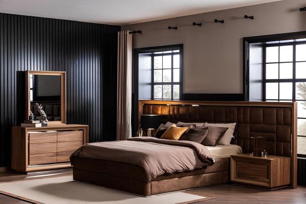 Hotel Schlafzimmer Möbel Komplett Einrichtung Kommode Schrank Bett 6tlg