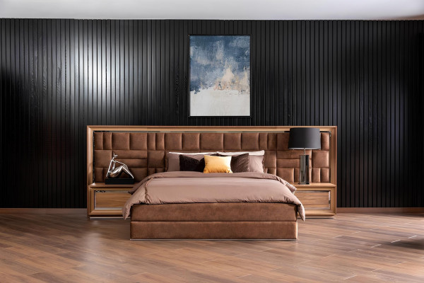 Nábytek do hotelového pokoje kompletní sada komoda skříň postel 6 dílů