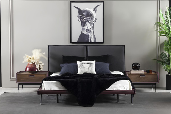 Schlafzimmer Set Komplett Kleiderschrank Nachttische Bett Schrank  4tlg.