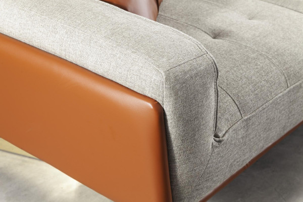 Gemütliche Couch Wohnzimmer 260cm Big Sofa Couchen Sofas Stoffsofa Textil