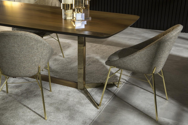 Esszimmer Tisch Essgarnitur Essgruppe 4x Stühle Stuhlgruppe Möbel Holz