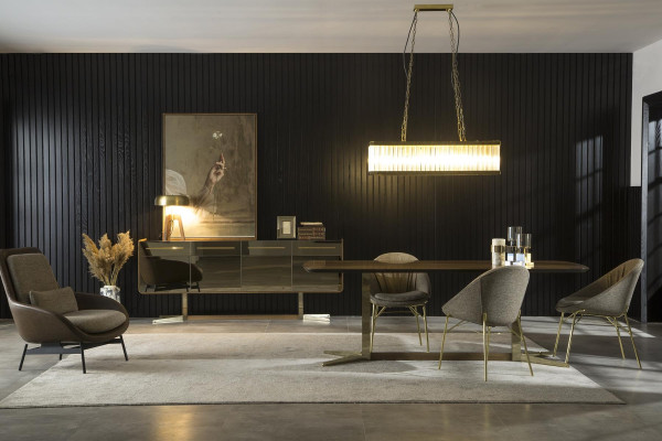 Esszimmer Tisch Essgarnitur Essgruppe 4x Stühle Stuhlgruppe Möbel Holz
