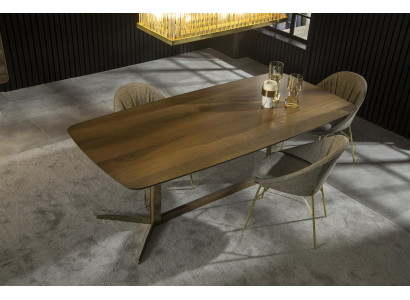 Jídelní set stůl se 4 židlemi z dřeva