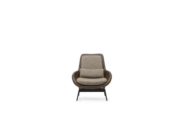 Wohnzimmer Sessel Lehnstuhl Relax Stühle Club Lounge Möbel Braun Sofa