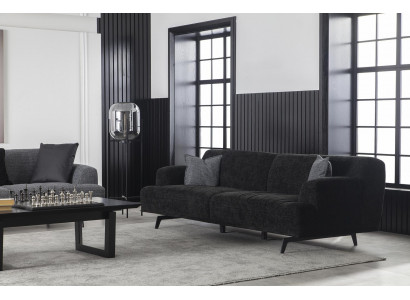 Sada pohovek 3+1 čalouněné luxusní měkké materiály