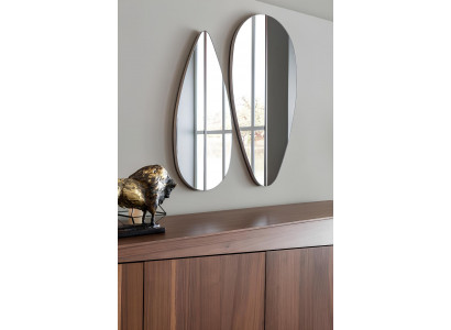 Sada jídelního stolu se židlemi a komodou hnědá 9 kusů