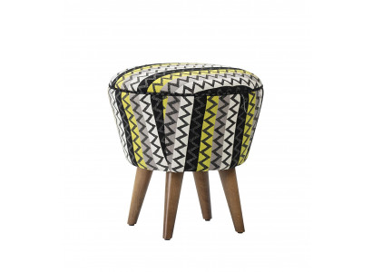 Luxusní barevný čalouněný puf moderní puf