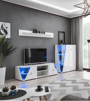 Moderní obývací pokojový nábytek se stojanem na televizi, nový