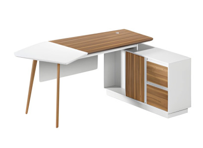 Moderner Schreibtisch Tisch Büro Tische Einrichtung 240x90cm Eckschreibtisch