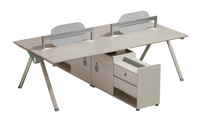 Team Schreibtisch Teamarbeitstisch Gruppen Mehrpersonen Tisch 240x240cm