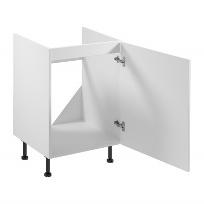 Mobilní modulární kuchyňská skříň bílá