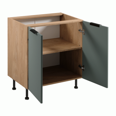 Mobilní kuchyňská skříňka s dvojitými dveřmi