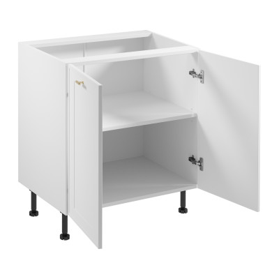 Unterschrank Küchenschrank Unterschrankmodul mit Stauboden Doppeltüriger