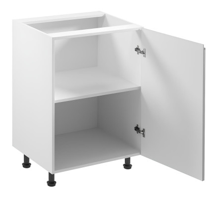 Basis-Unterschrank Standunterschrank Küchenschrank Mittelboden Hochglanz