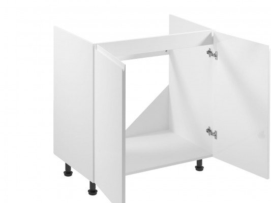 Mobilní lesklá skříňka pod dřez do kuchyně