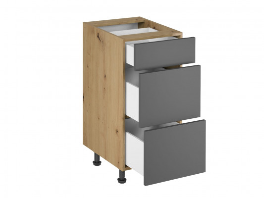 Mobilní skříňka s šuplíky, kuchyňský nábytek se 3 šuplíky