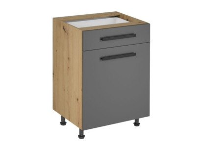 Unterschrank Basisunterschrank Mehrzweck-Unterschrank Auszug Regalfächern