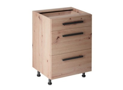 Mobilní dřevěná skříňka se zásuvkami