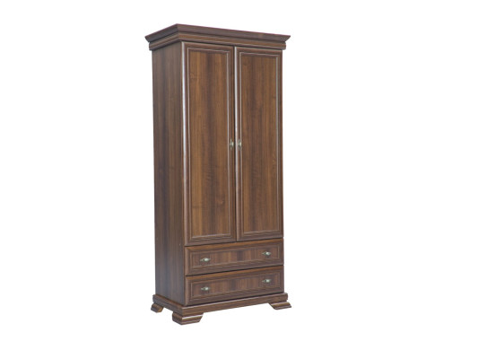 Garderobenschrank Kleiderschrank Holzschrank Schubladen Kleiderstange